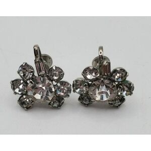 Vintage‎ CORO Silver Tone Earrings